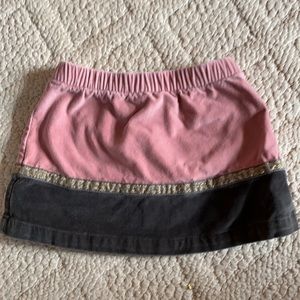 Hanna Andersson velour skirt